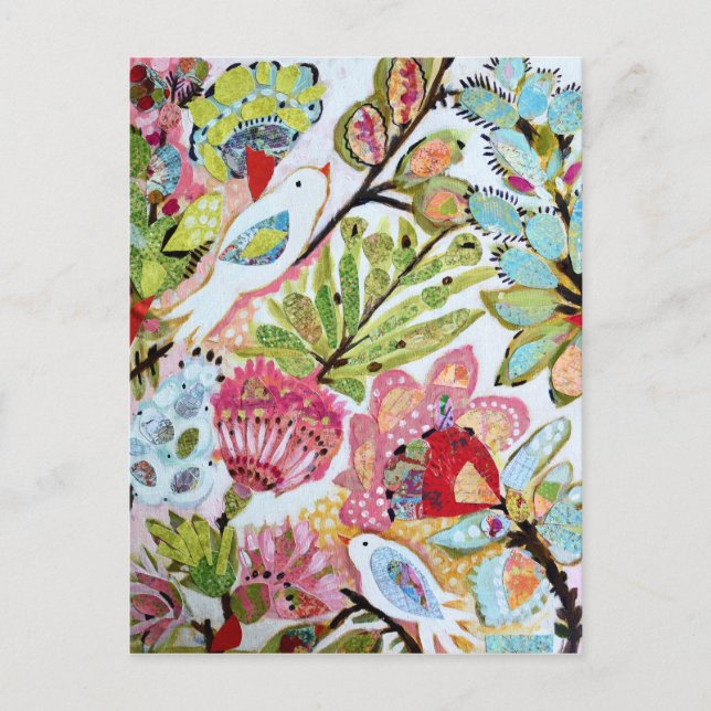 Paper Birds II Postcard (Front)
