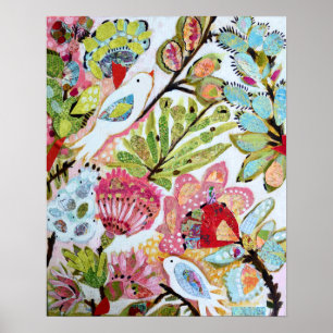 Paper Birds II Poster