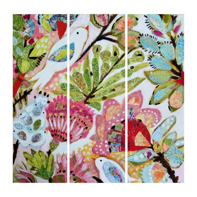 Paper Birds II Triptych (Front)