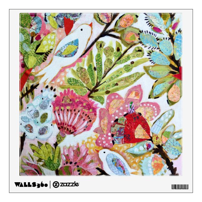 Paper Birds II Wall Decal (Front)