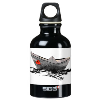 Paper Boat Aluminum Water Bottle