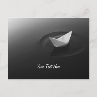 Paper Boat Odyssey Postcard