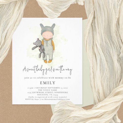 PAPER Boho Chic Bear Cute Baby Shower 