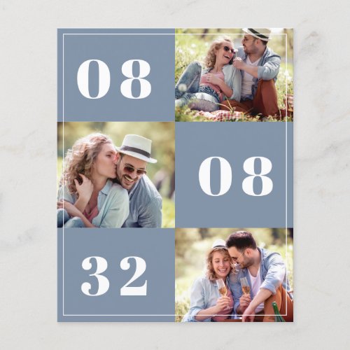 PAPER Bold Date Photo Wedding Save the Date