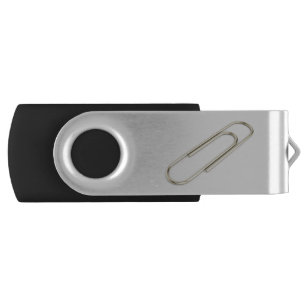 Paper clip flash drive