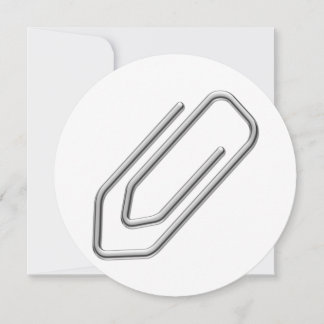 Paper Clip Invitation