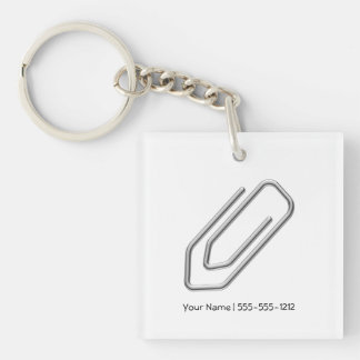 Paper Clip Keychain