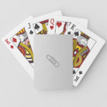 Paper Clip Playing Cards at Zazzle