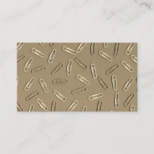 Paper Clips Business Card (Front)