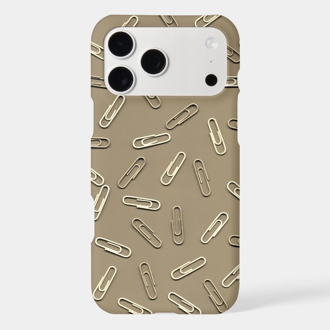 Paper Clips Iphone Case (Back)