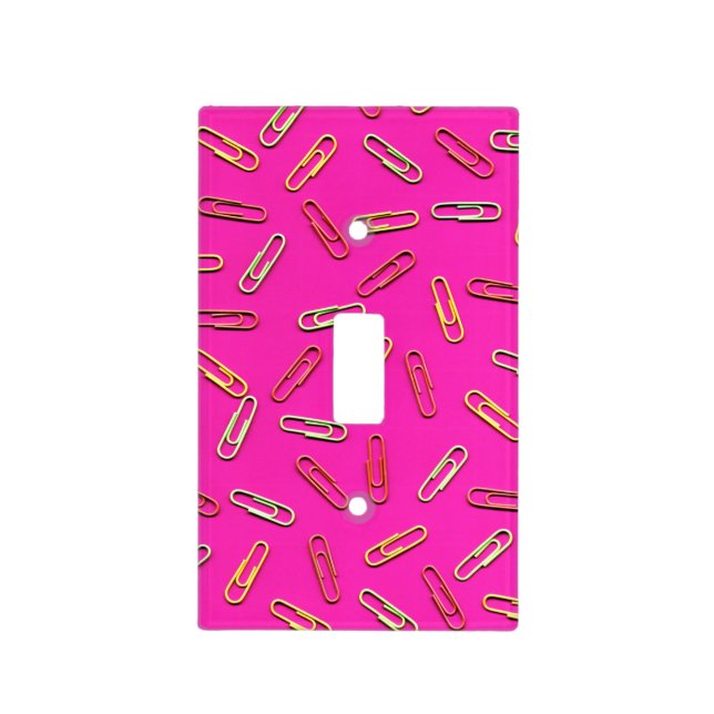Paper Clips Light Switch Cover (Front)