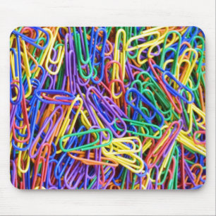 Paper clips mouse pad