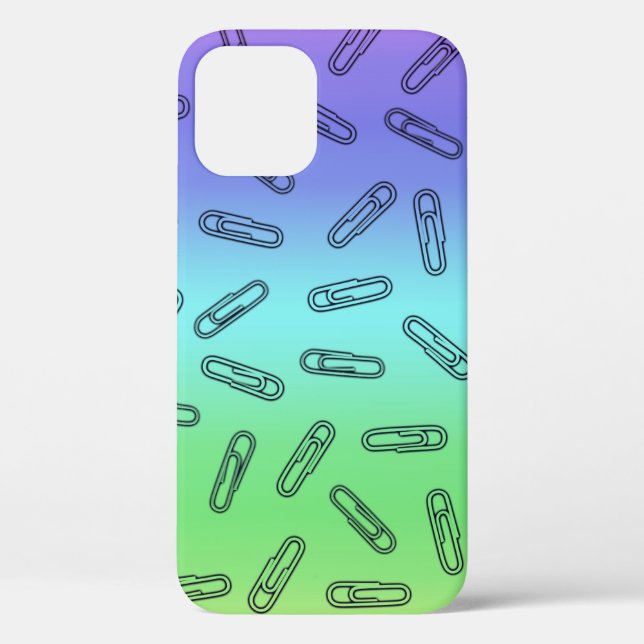 Paper Clips Over Rainbow Case-Mate iPhone Case (Back)