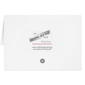 Paper clips yoga cards (Back Horizontal)