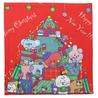 Paper & Cloth Napkins with BT21