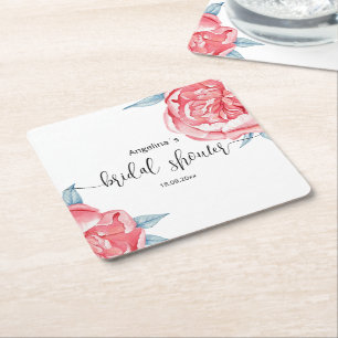 Paper Coaster  bridal shower 