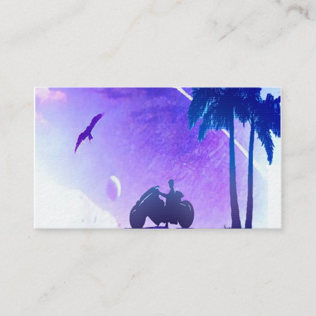 Paper Coaster Business Card (Front)