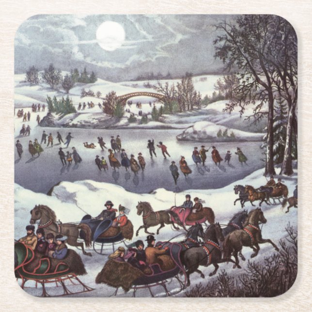 PAPER COASTER : New York : Central Park : 1920 (Front)