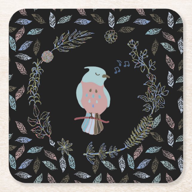 PAPER COASTER : SINGING BIRD (Front)