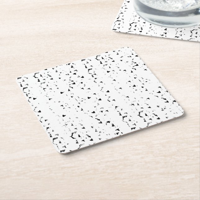 Paper Coasters | Modern Speckled Minimalist Design (Angled)