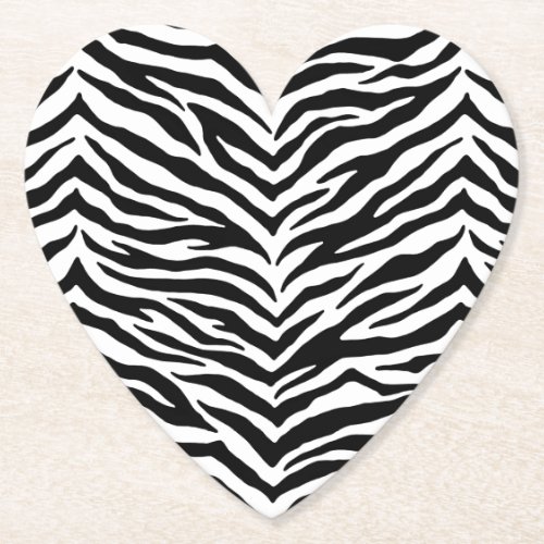 Paper Coasters Set_Zebra Print