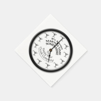 PAPER COCKTAIL NAPKINS - ALWAYS MARTINI TIME