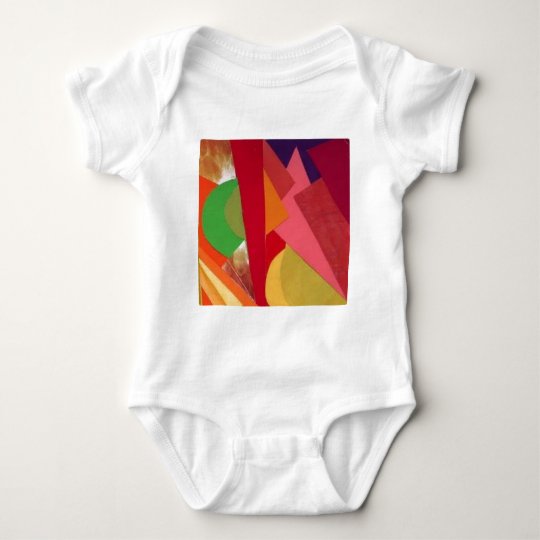 Paper Collage Baby Bodysuit
