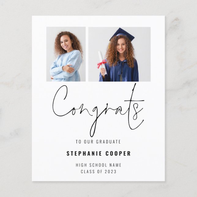 PAPER Congrats 2 Photo 2024 Graduate Announcement (Front)