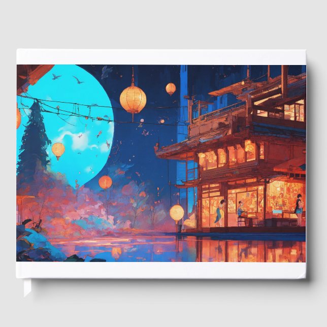 paper craft style guestbook (Front)