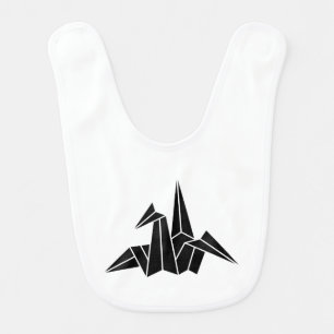 Paper Crane Baby Bib