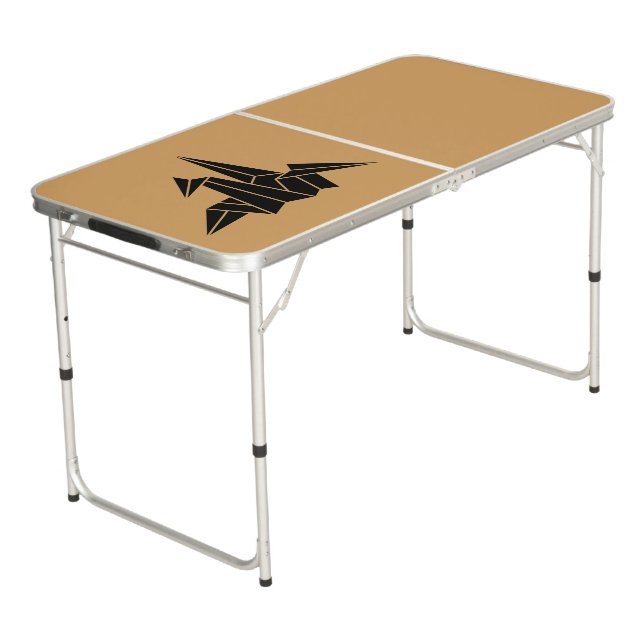 Paper Crane Beer Pong Table (Angled)