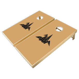 Paper Crane Cornhole Set