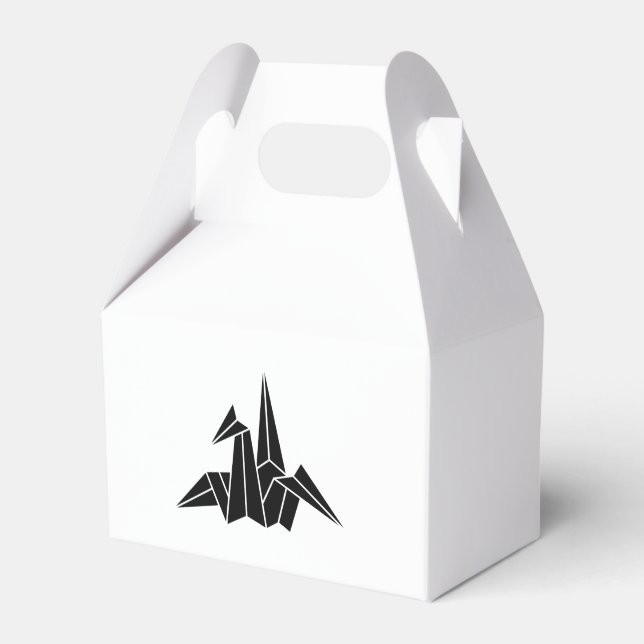 paper crane favor boxes (Front Side)