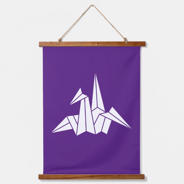 Paper Crane Hanging Tapestry (Front)