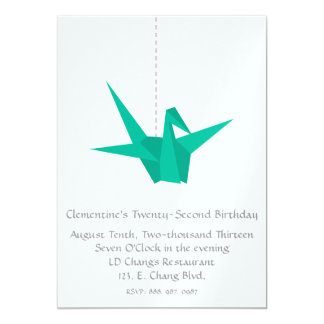 Paper Crane Invitations &amp; Announcements | Zazzle