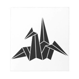 paper crane notepad