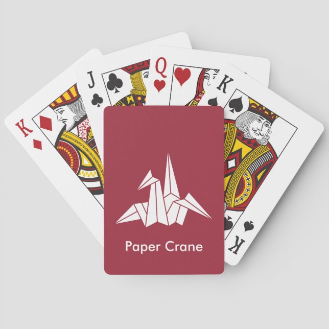 Paper Crane Poker Cards (Back)