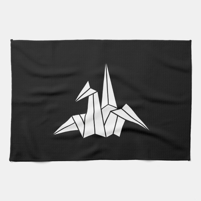 paper crane towel (Horizontal)