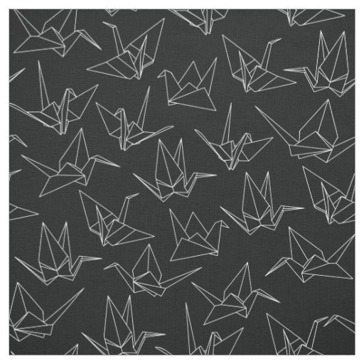 Paper Cranes Fabric