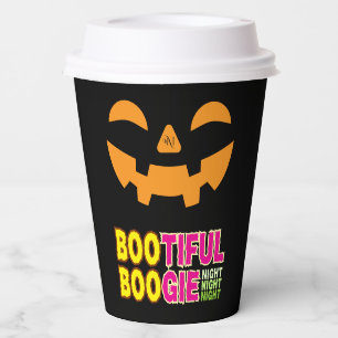 Paper Cup 12oz : HALLOWEEN Face #1