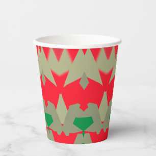 Paper cup, A vibrant colorful classic design  Pape Cups