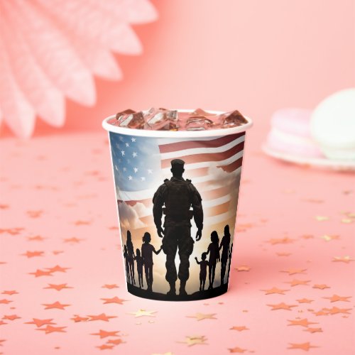 Paper Cup _ American Soldier Land of the Free