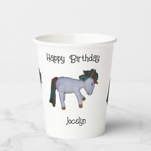 Paper Cup _ Birthday Unicorn