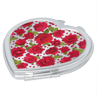 Paper cup compact mirror