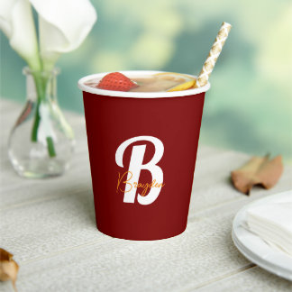 Paper cup Customized with your name