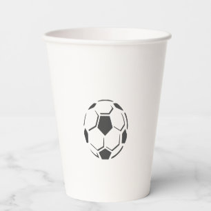 Paper cup football  design 