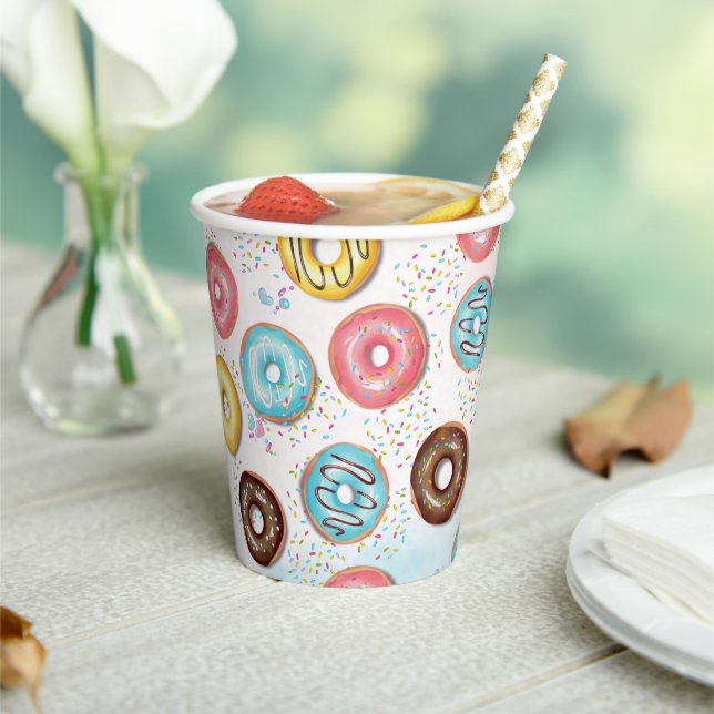 Paper cup for a second birthday. (Insitu)