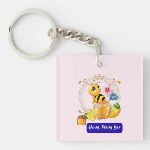 Paper cup keychain