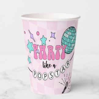 Paper Cup - Pop Star Disco Ball and Friendship