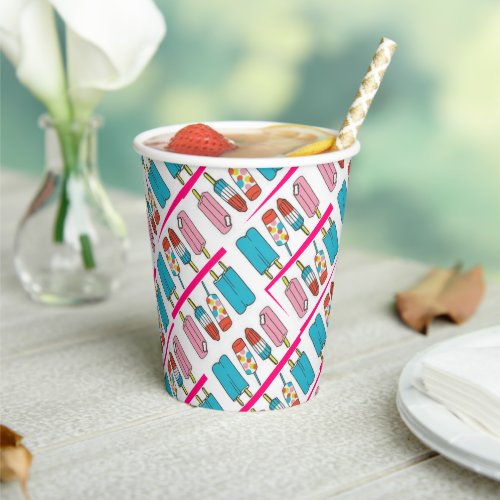 Paper Cup Popsicles 